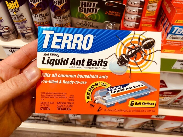 One brand of commercial borax ant killer