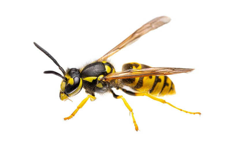 A baby wasp becoming an adult