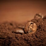 Coffee grounds that can be used to repel voles