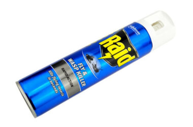 Raid wasp spray that can be used to kill spiders