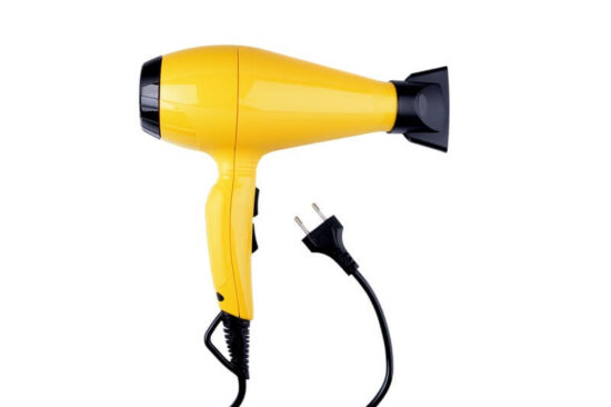 A hair dryer that some people might use to try and kill bed bugs