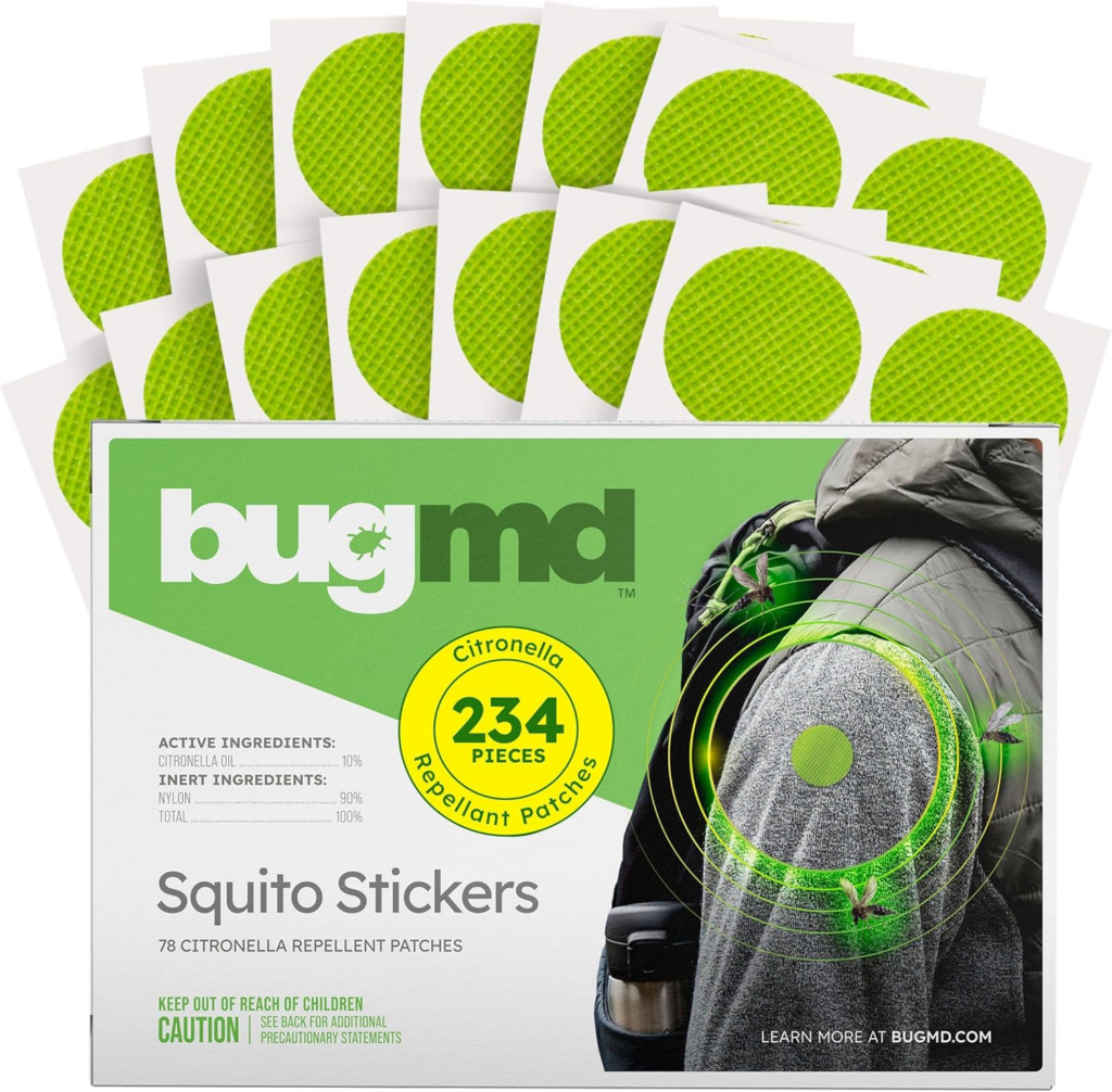 BugMD Squito Stickers Mosquito Repellent Patch 