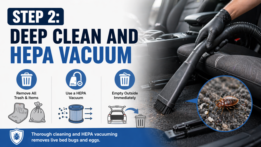 Easy Steps to Eliminate Bed Bugs in Your Car