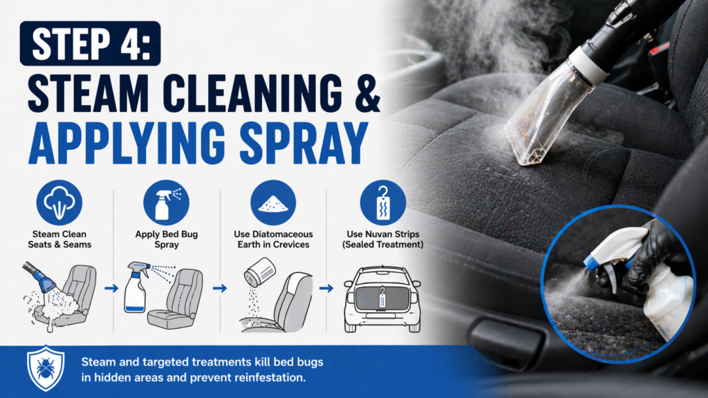 How to kill bed bugs in a car