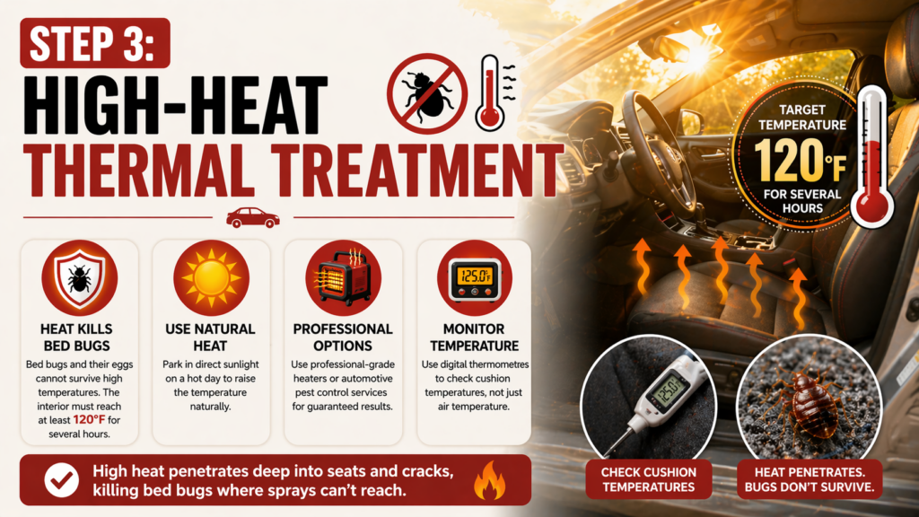 Easy Steps to Eliminate Bed Bugs in Your Car