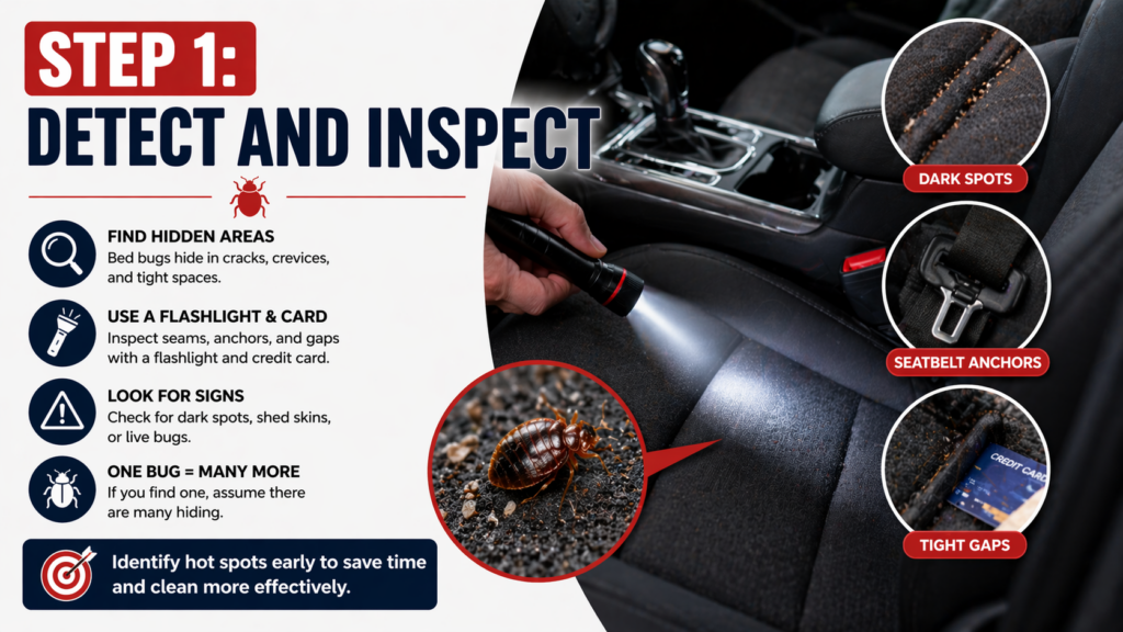 Easy Steps to Eliminate Bed Bugs in Your Car