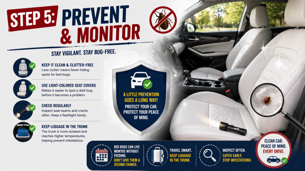 How to kill bed bugs in a car