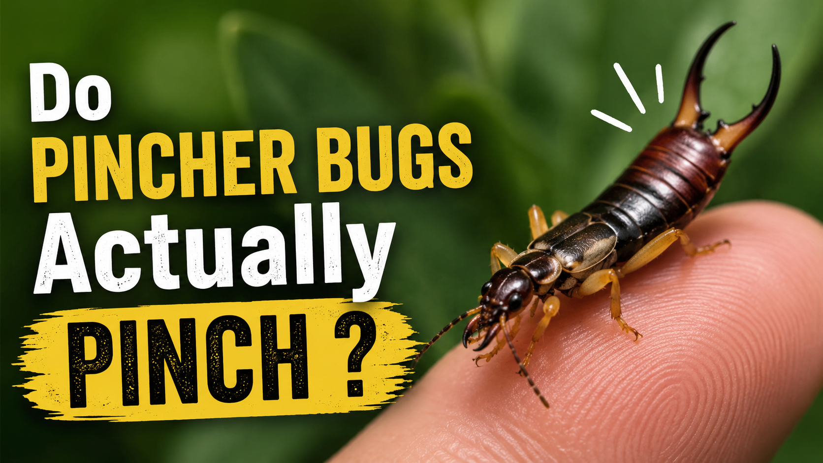 Pinched Insect Do Pincher Bugs Actually Pinch | BC Pest Control