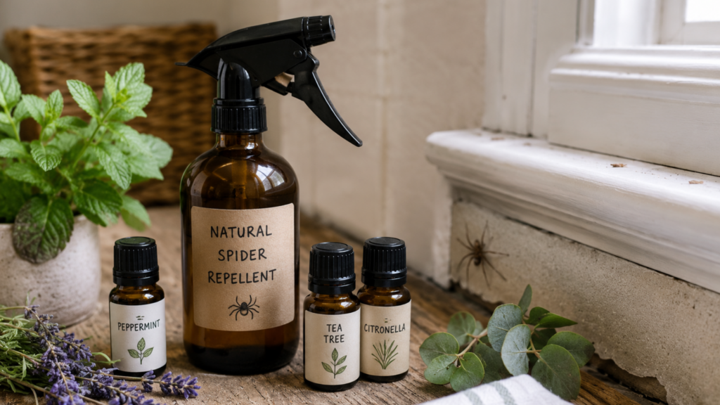 Natural Repellents and Essential Oils to get rid of brown recluse spider