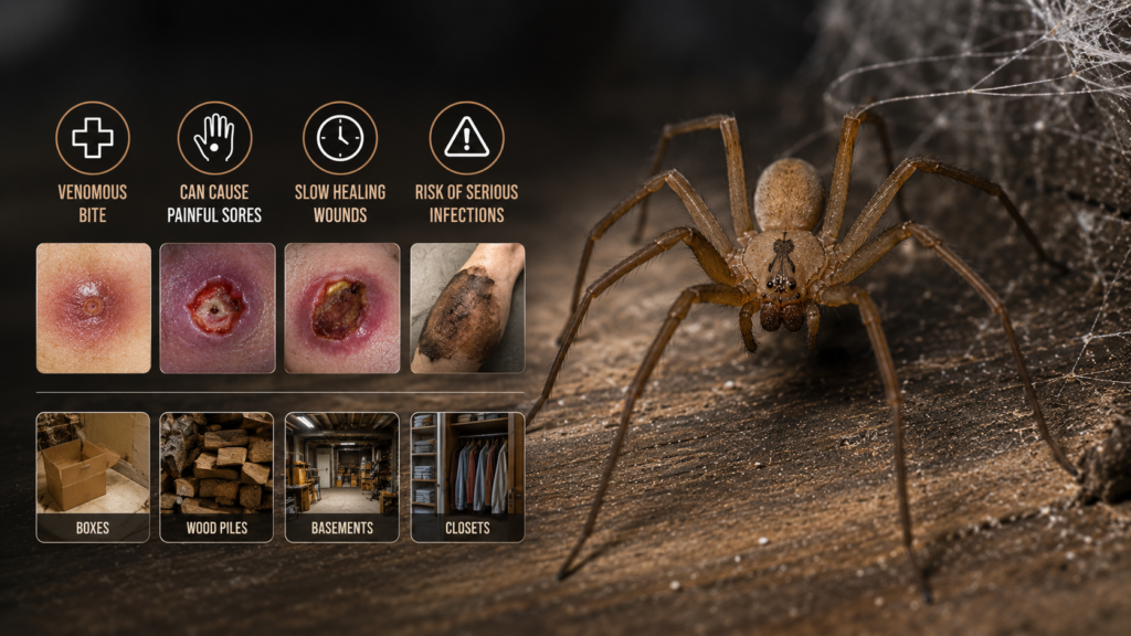 Why Brown Recluse Spiders Are a Problem