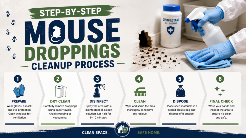 How to Clean Up After Mice - Remove Odors, Droppings, and Nests! 3 How to Clean Up After Mice