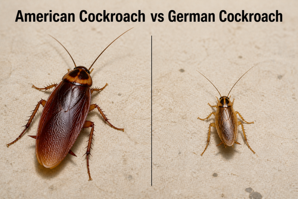 American Cockroach vs German Cockroach