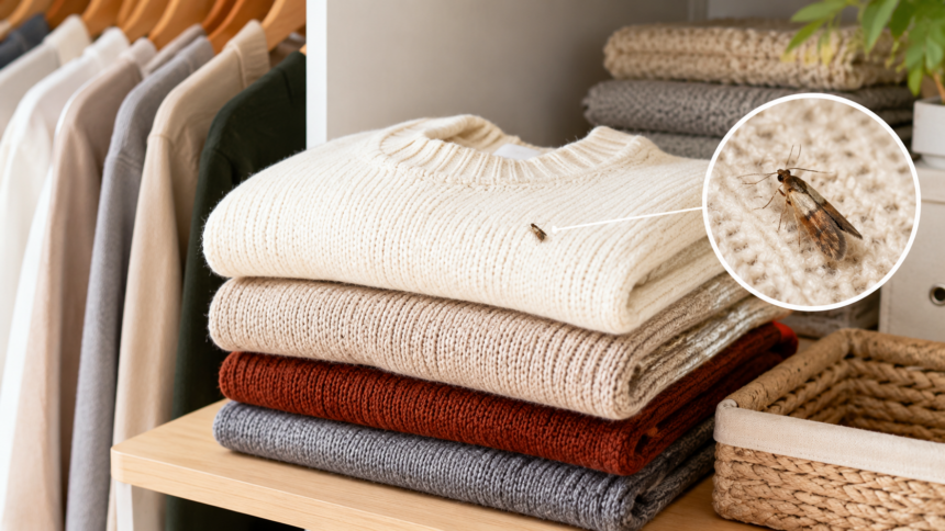How To Get Rid Of Clothes Moths and Protect Your Wardrobe