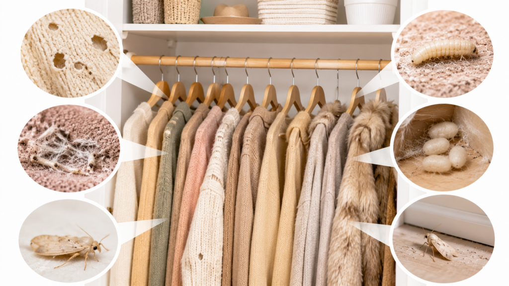 Signs of a Clothes Moth Infestation
