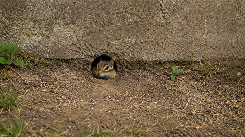 Small Holes in Lawn Overnight - Causes, Pictures & Solutions 7 Chipmunks