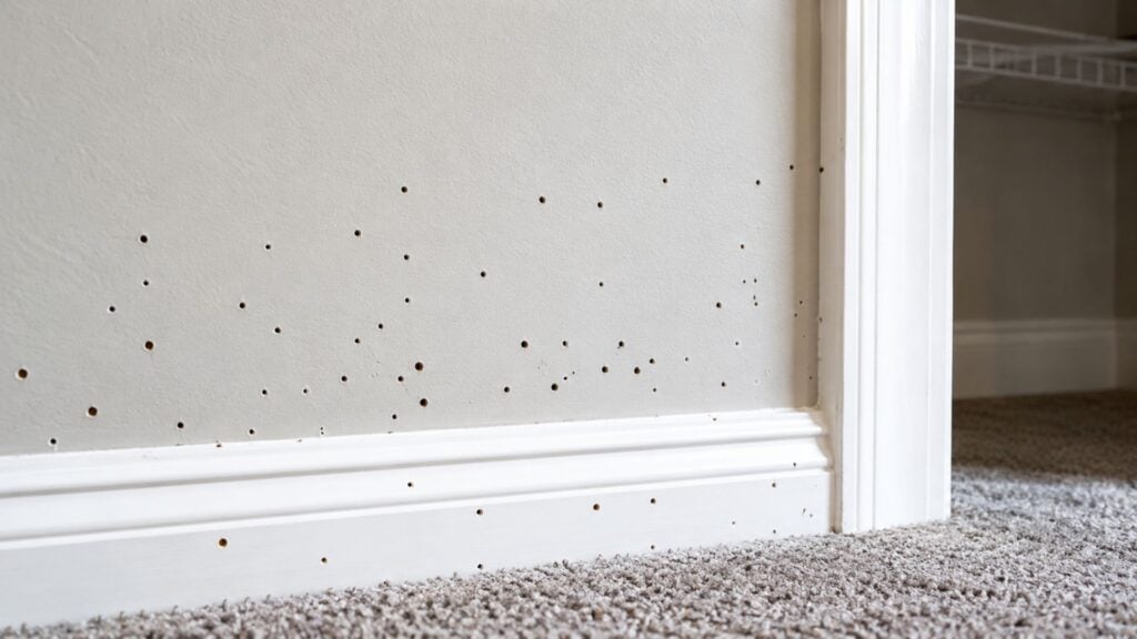 Small Pinholes in Drywall