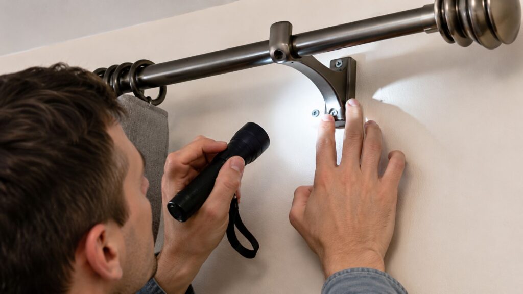 How to Check Curtain Rod Brackets for Bed Bugs