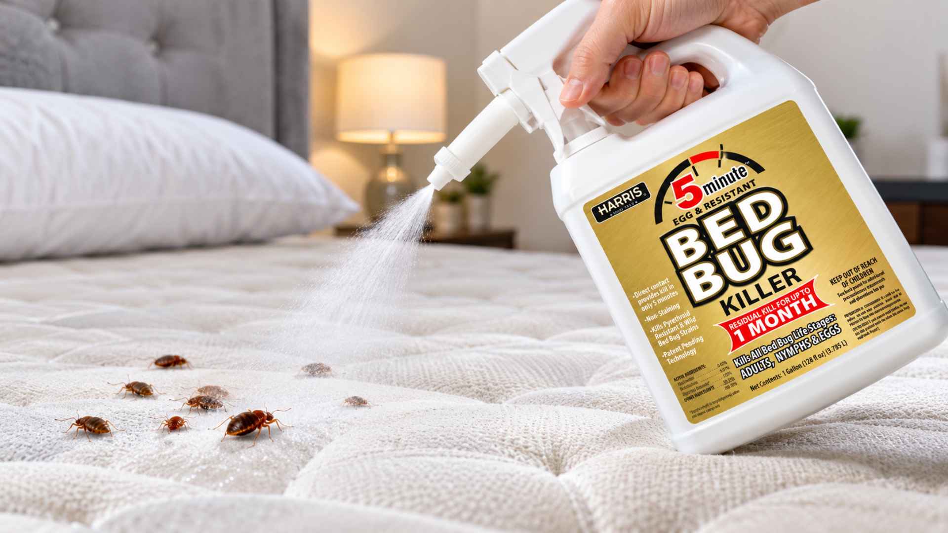 Harris Bed Bug Spray Review - How Effective Is It? 3 Harris Bed Bug Spray
