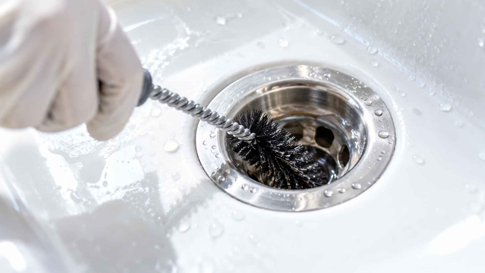 How to Get Rid of Drain Flies - 11 Effective Steps 5 Scrub the Organic Film Out of the Drain