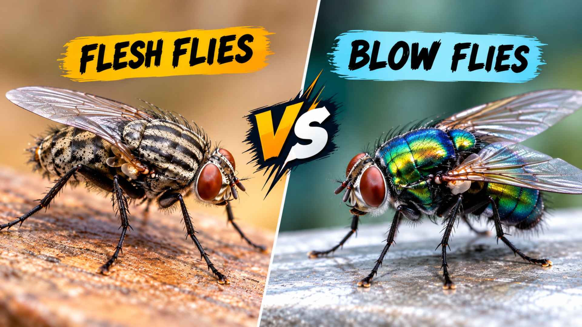 How to Get Rid of Flesh Flies - Causes and Control Tips 8 Flesh Flies vs. Blow Flies